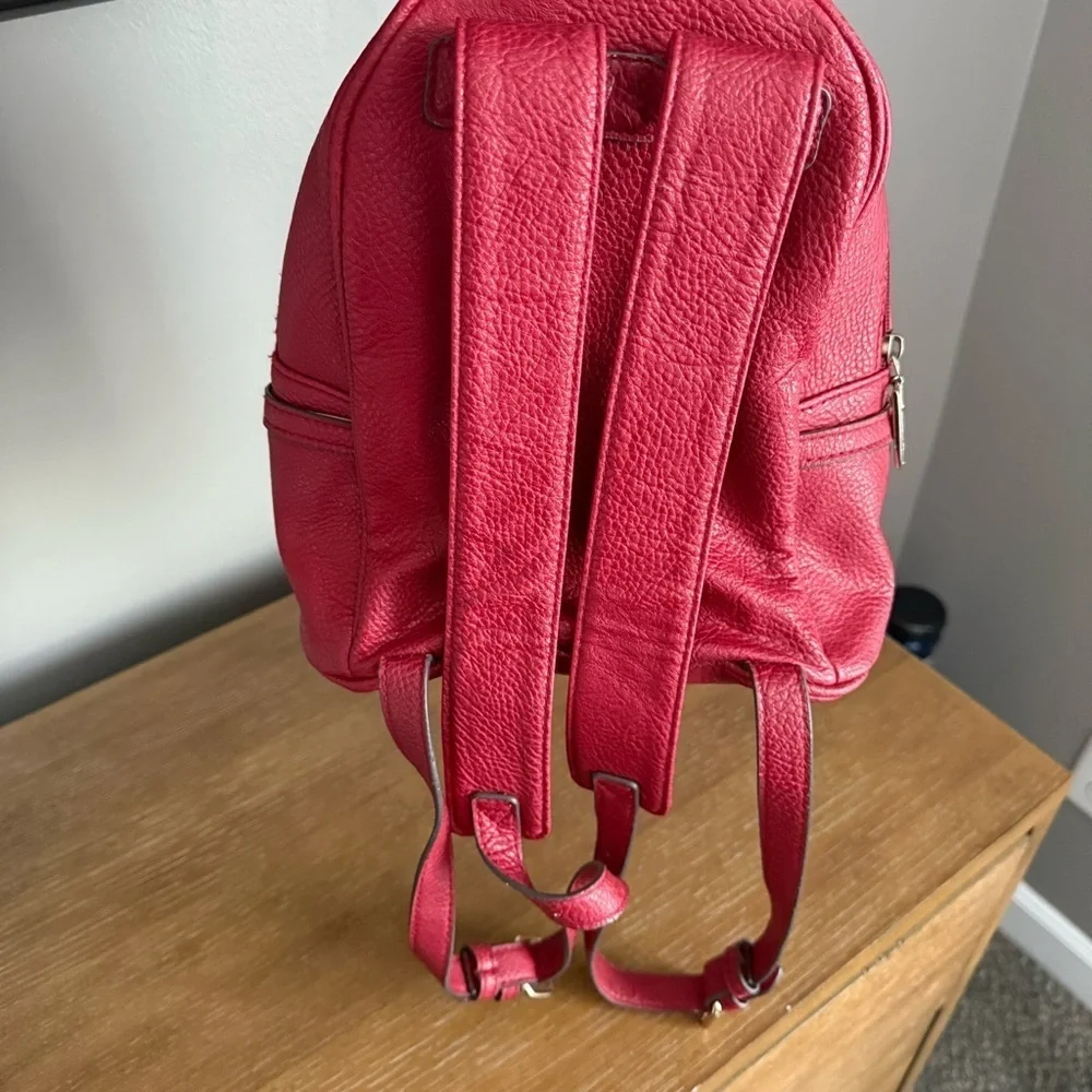 Jones New York Signature Red Mini Backpack Purse